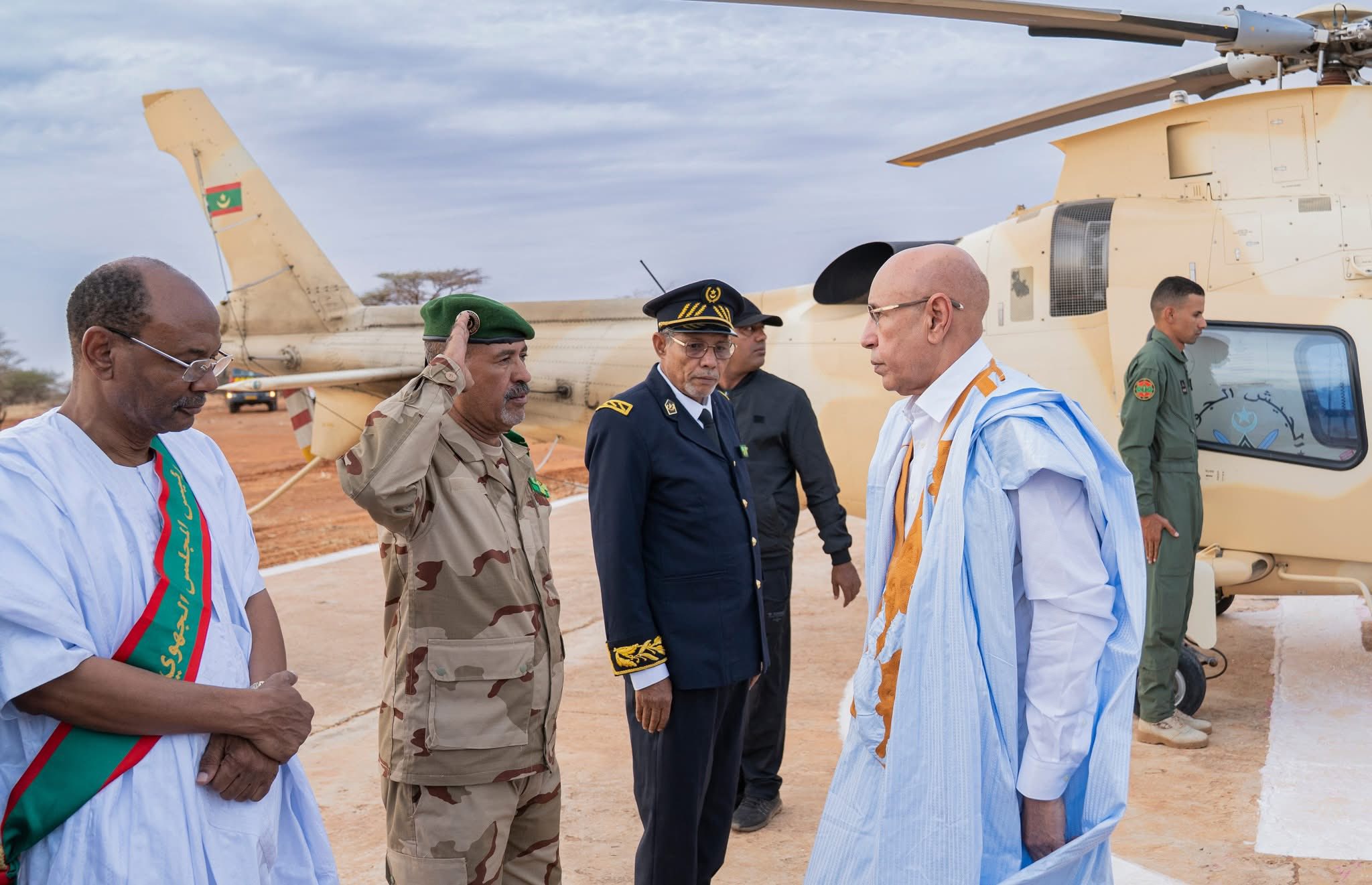 صور من زيارة رئيس الجمهورية السيد محمد ولد الغزواني